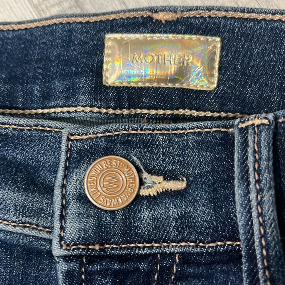 Mother The Stunner Zip Two Step Fray Size 24 - Picture 10 of 12